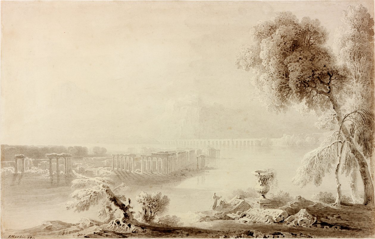 Paysage, Composition Classique - John Martin