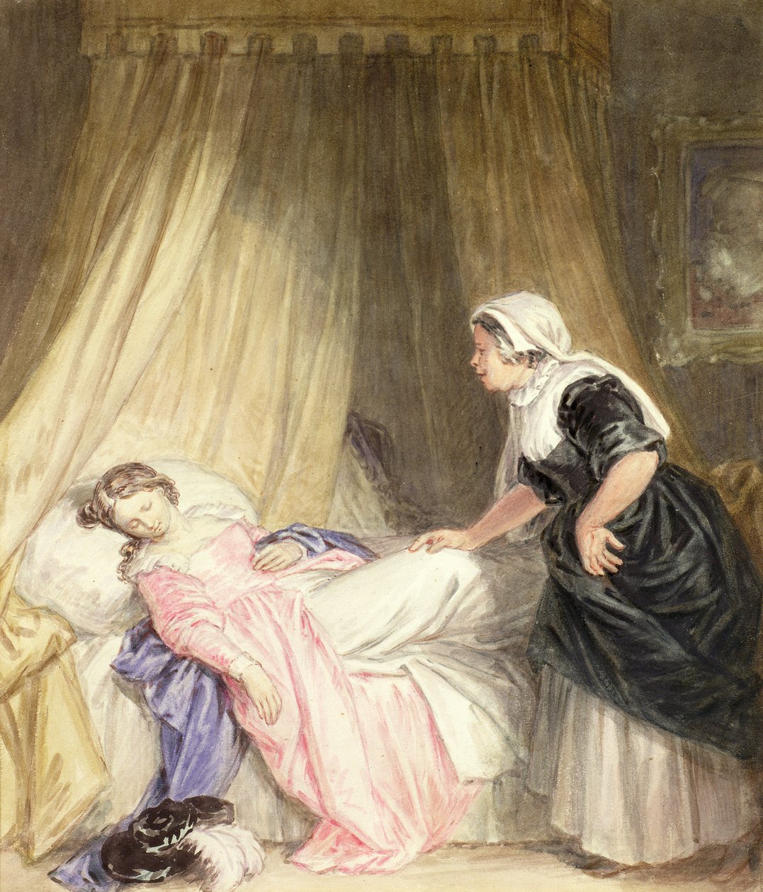 Juliette et sa nourrice - John Massey Wright