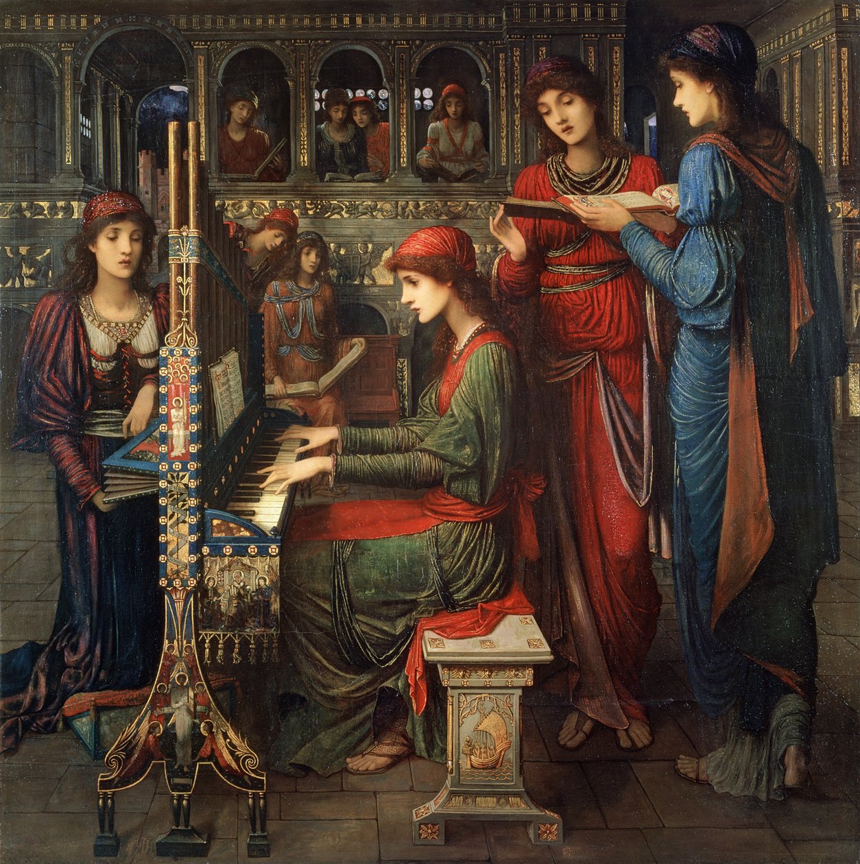 Sainte Cécile, 1897 - John Melhuish Strudwick