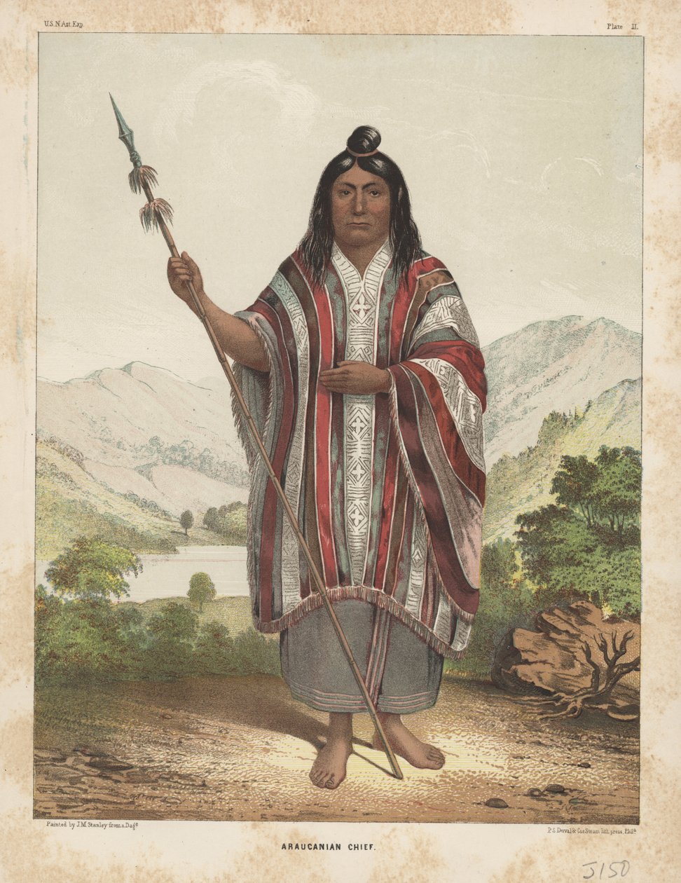 Chef araucanien, 1855 - John Mix Stanley