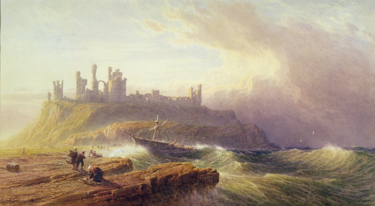 Château de Dunstanburgh, Northumberland - John Mogford