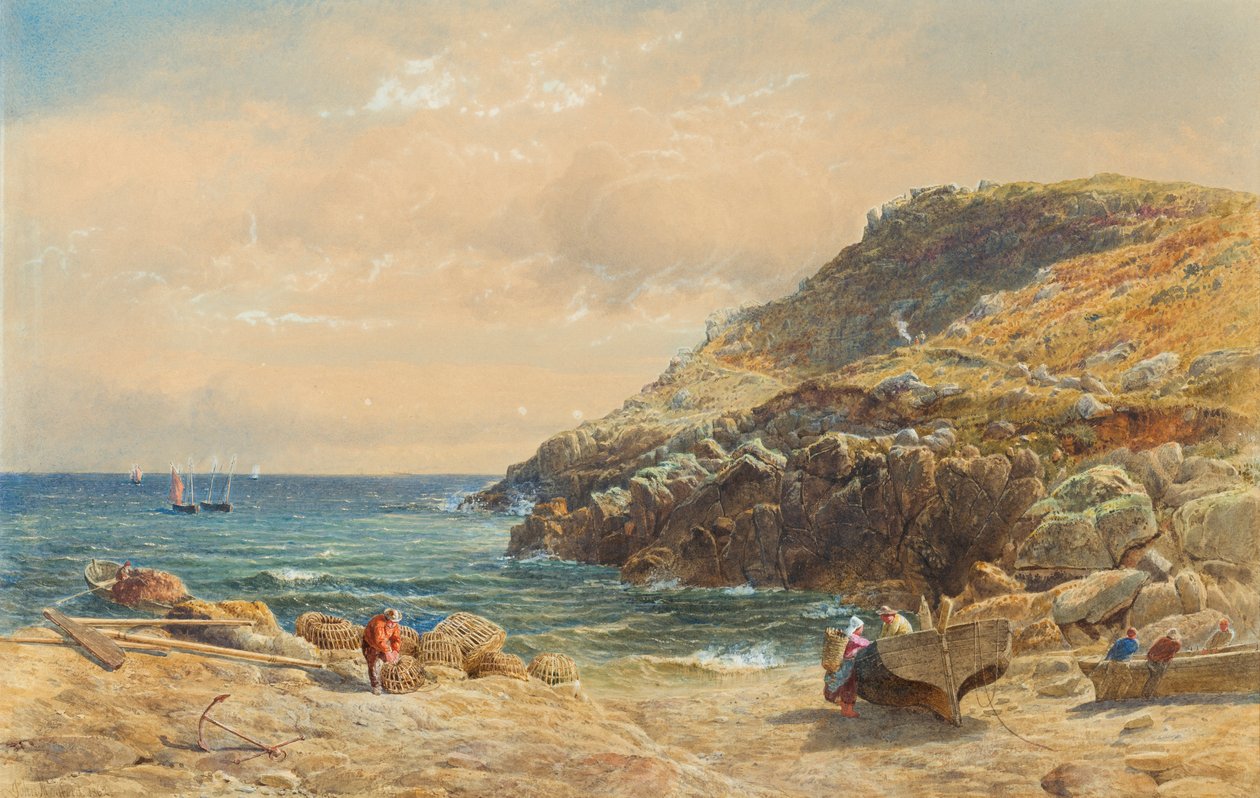 Paysage sur la côte cornouaillaise - John Mogford