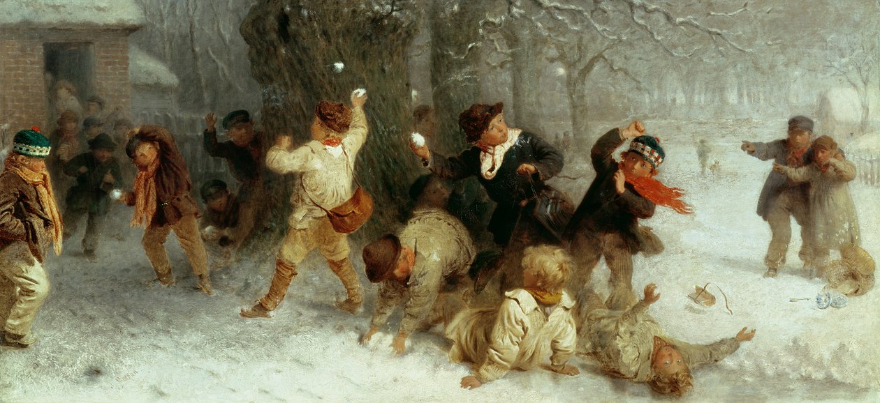 Bataille de boules de neige, 1865 - John Morgan