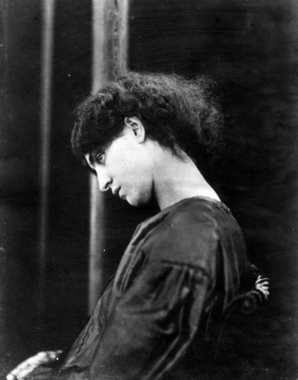 Jane Morris, posée par Dante Gabriel Rossetti, 1865 (tirage à l