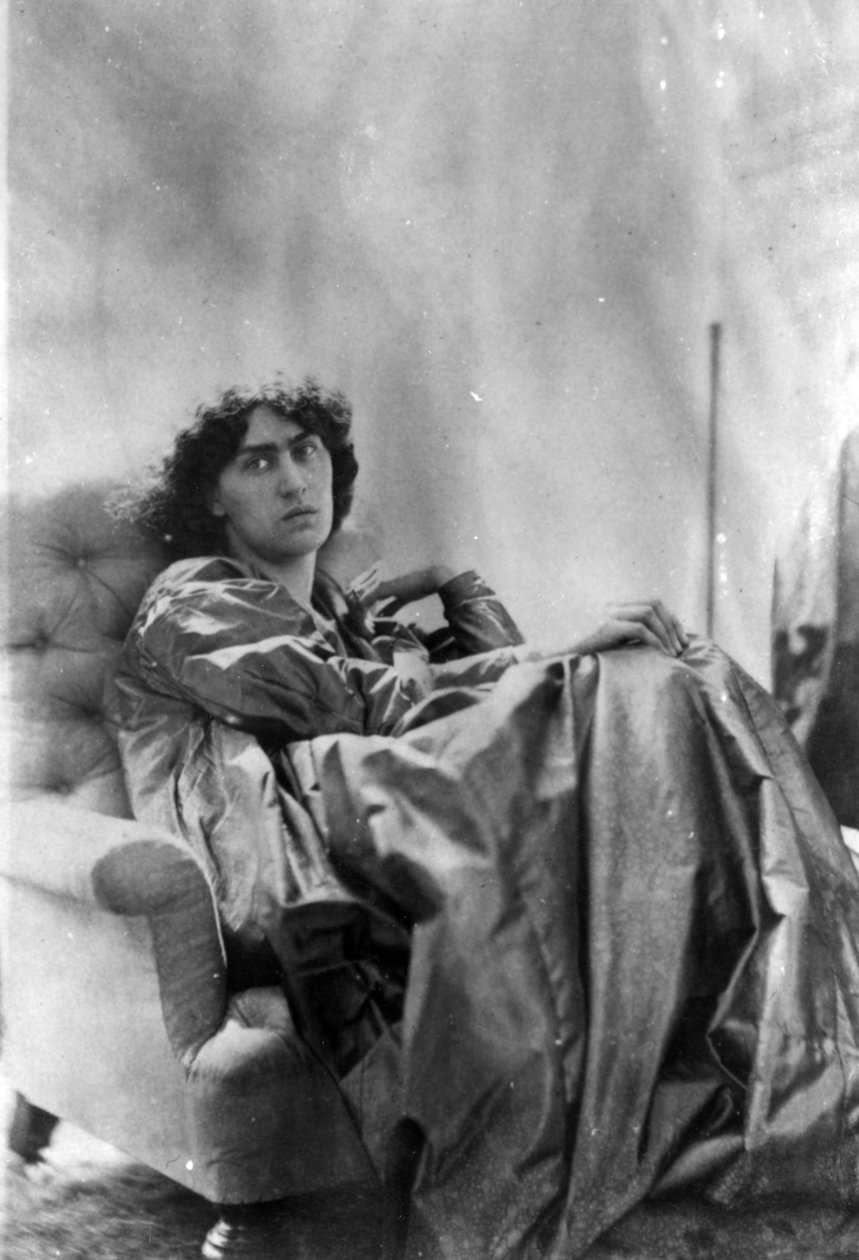 Jane Morris, posée par Dante Gabriel Rossetti, 1865 (tirage albuminé) - John R. Parsons