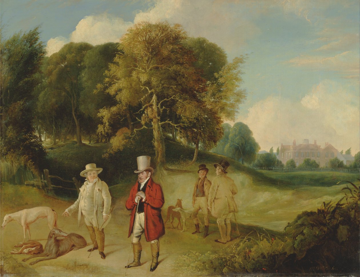 J.M.W. Turner et Walter Fawkes à Farnley Hall - John Robert Wildman