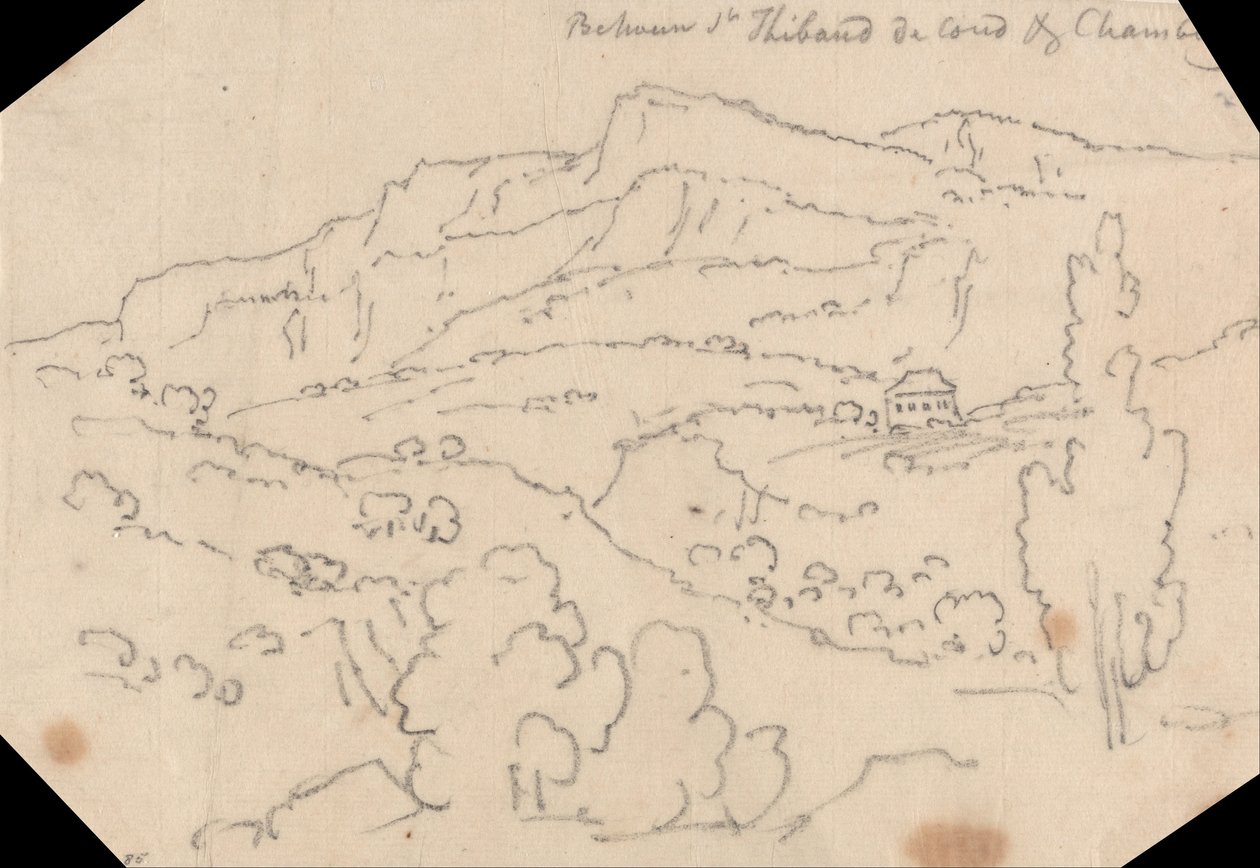 Entre Saint-Thibaud-de-Couz et Chambéry - John Robert Cozens