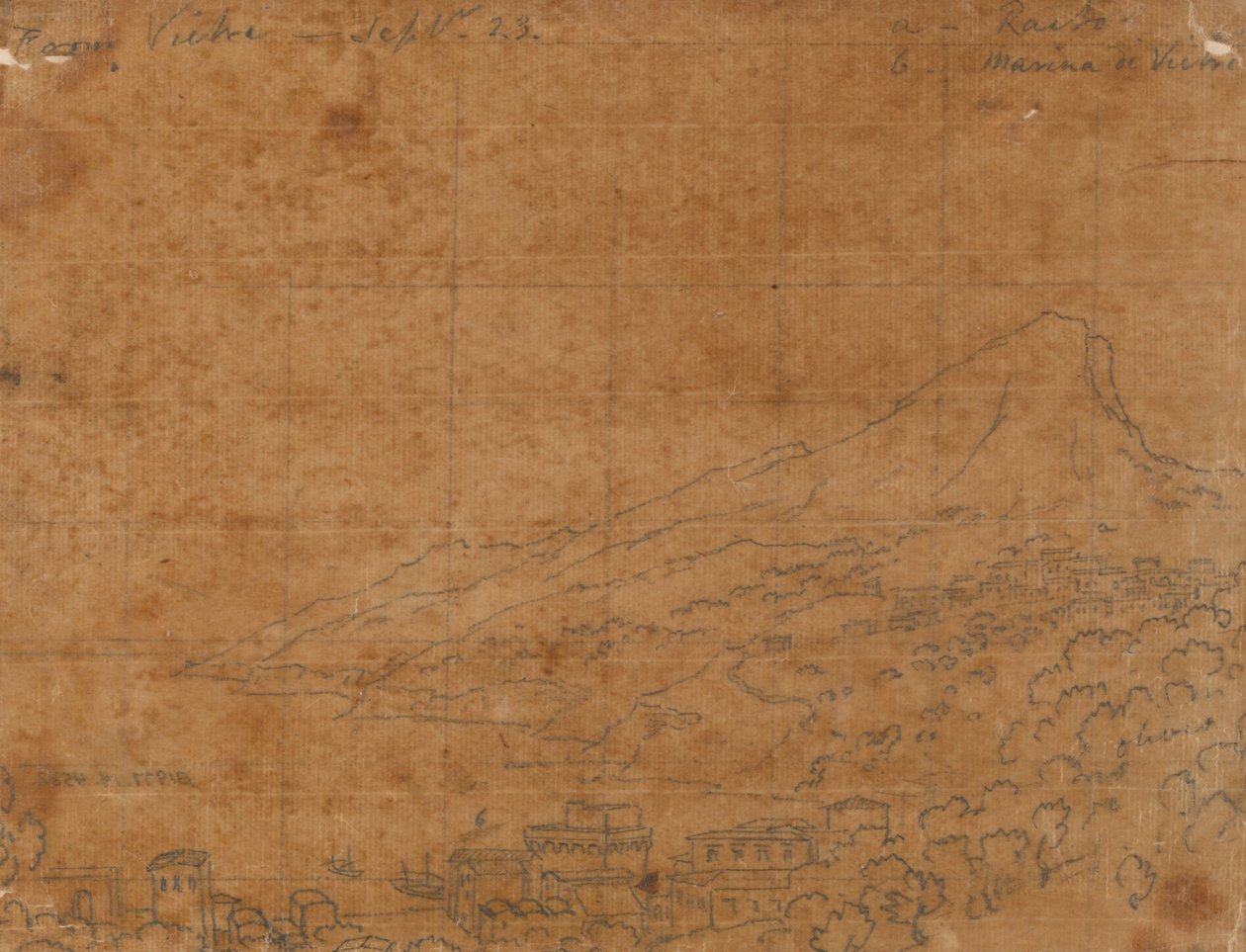 Depuis Vietri, 23 septembre - John Robert Cozens