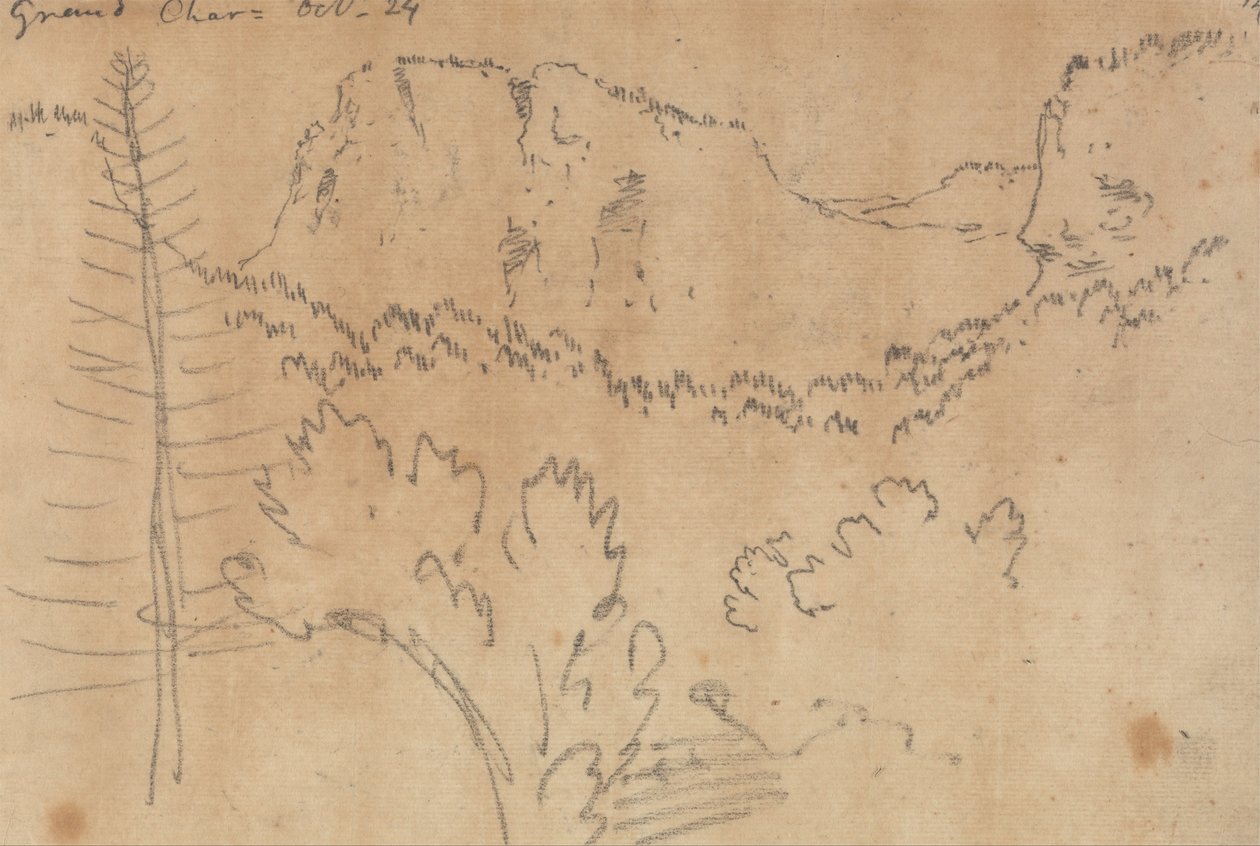 Grande Chartreuse, 24 octobre - John Robert Cozens