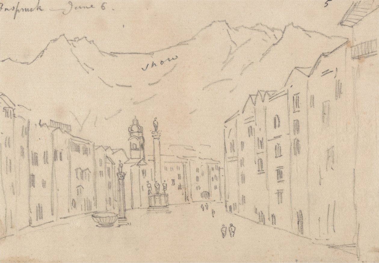 Innsbruck, 6 juin - John Robert Cozens
