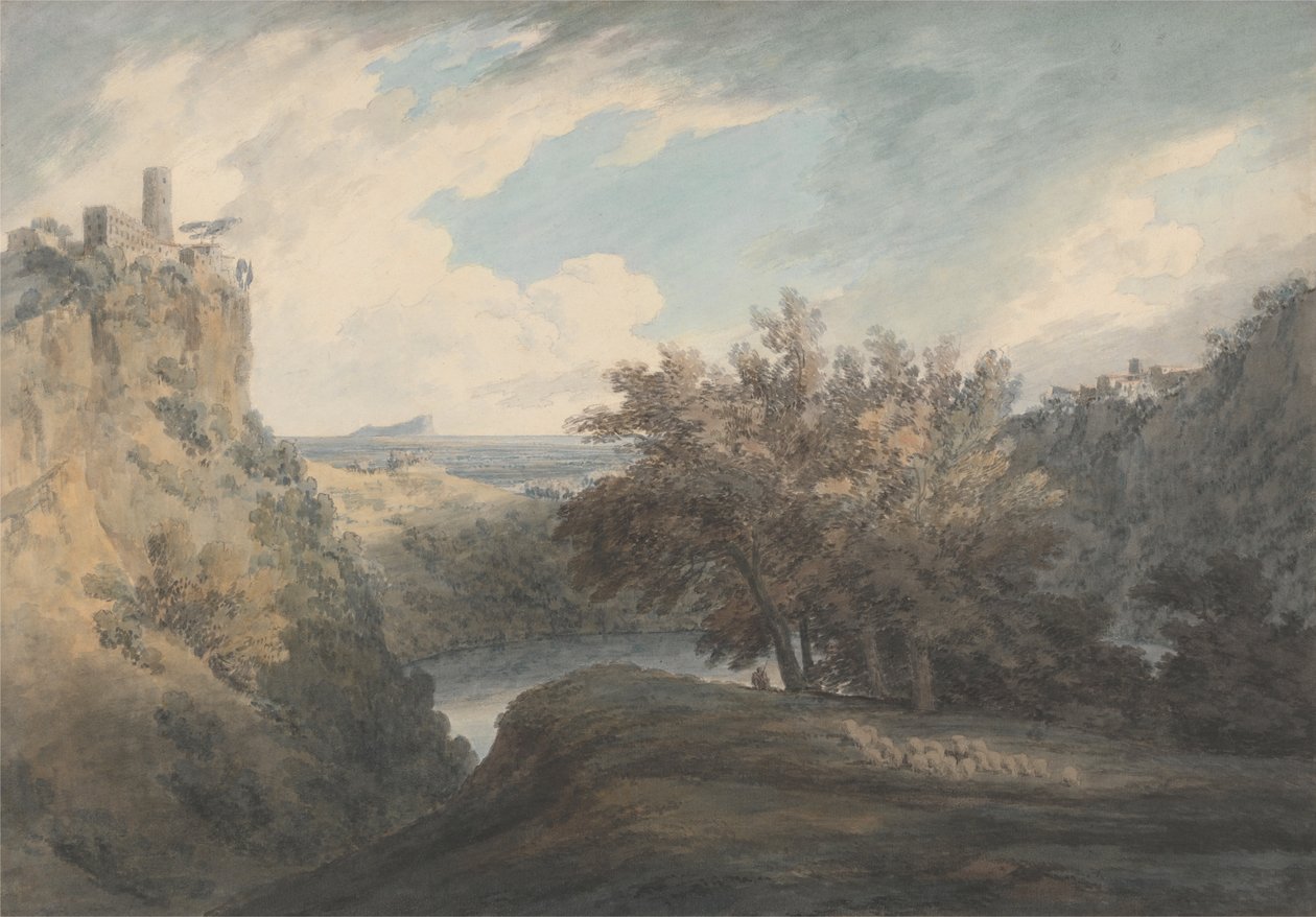Le lac de Nemi - John Robert Cozens