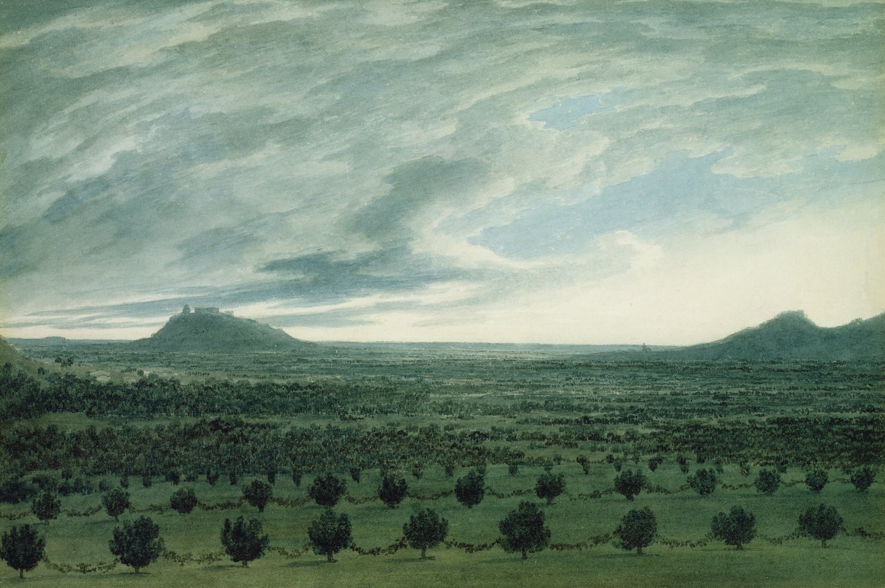 Vue de Mirabella, vers 1782 - John Robert Cozens