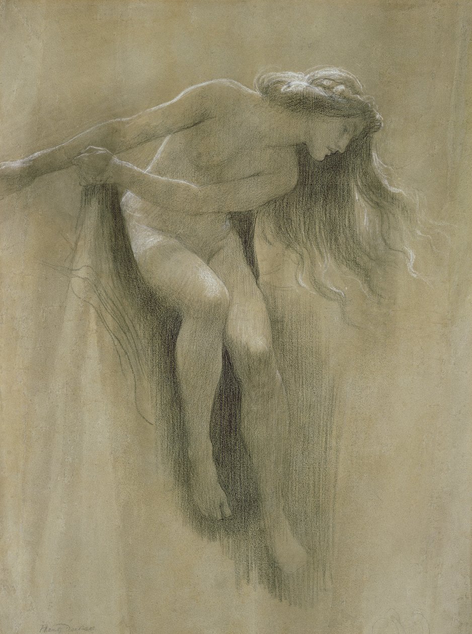 Étude de nu féminin - John Robert Dicksee