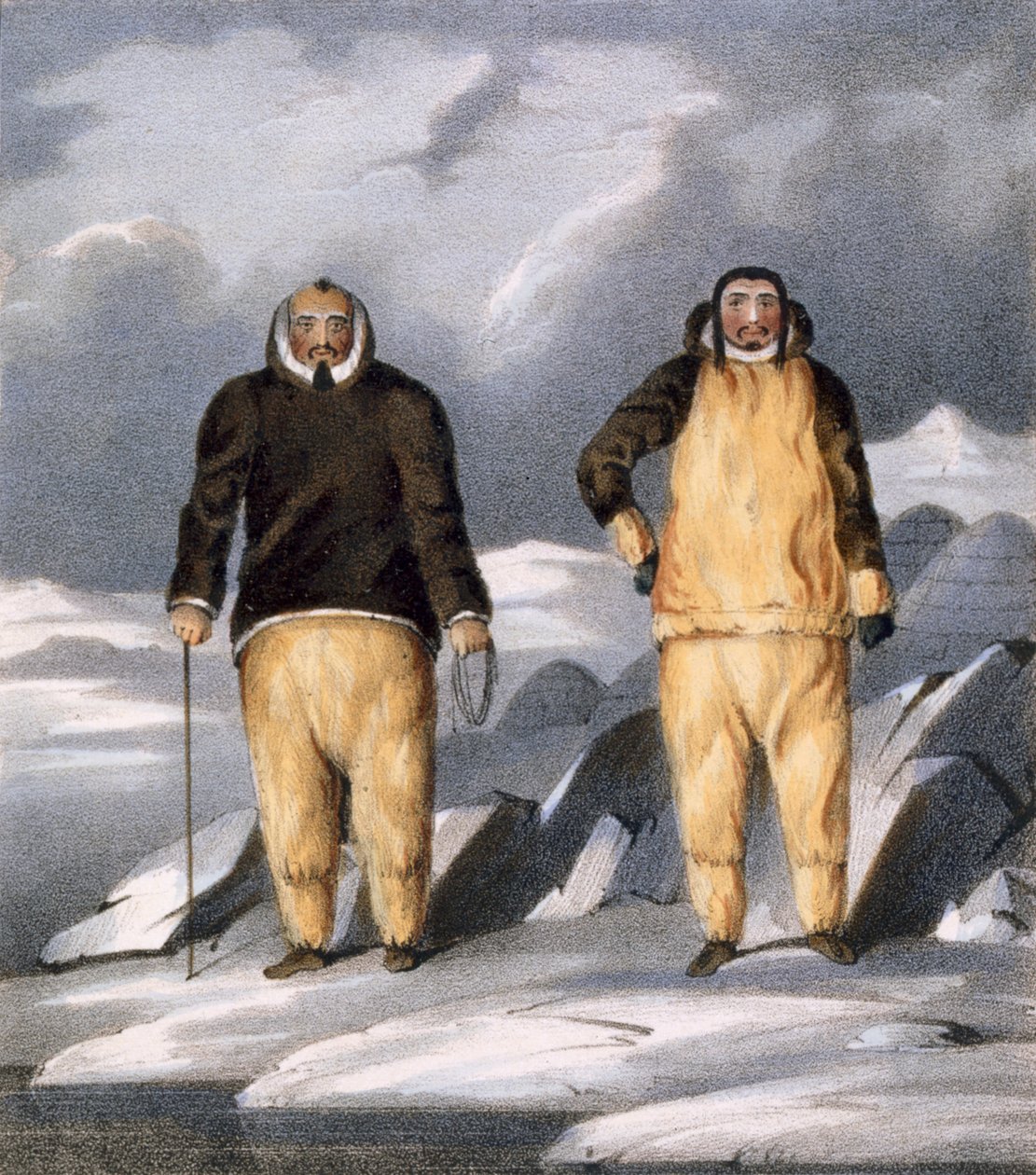 Koniaroklik et Neweetioke, 1835 - John Ross