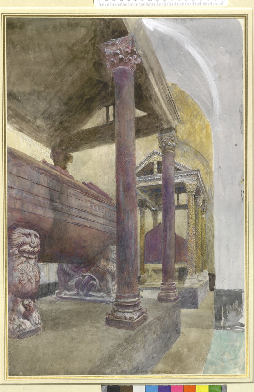 Le tombeau de Frédéric II dans la cathédrale de Palerme, 23 - 30 avril 1874 - John Ruskin