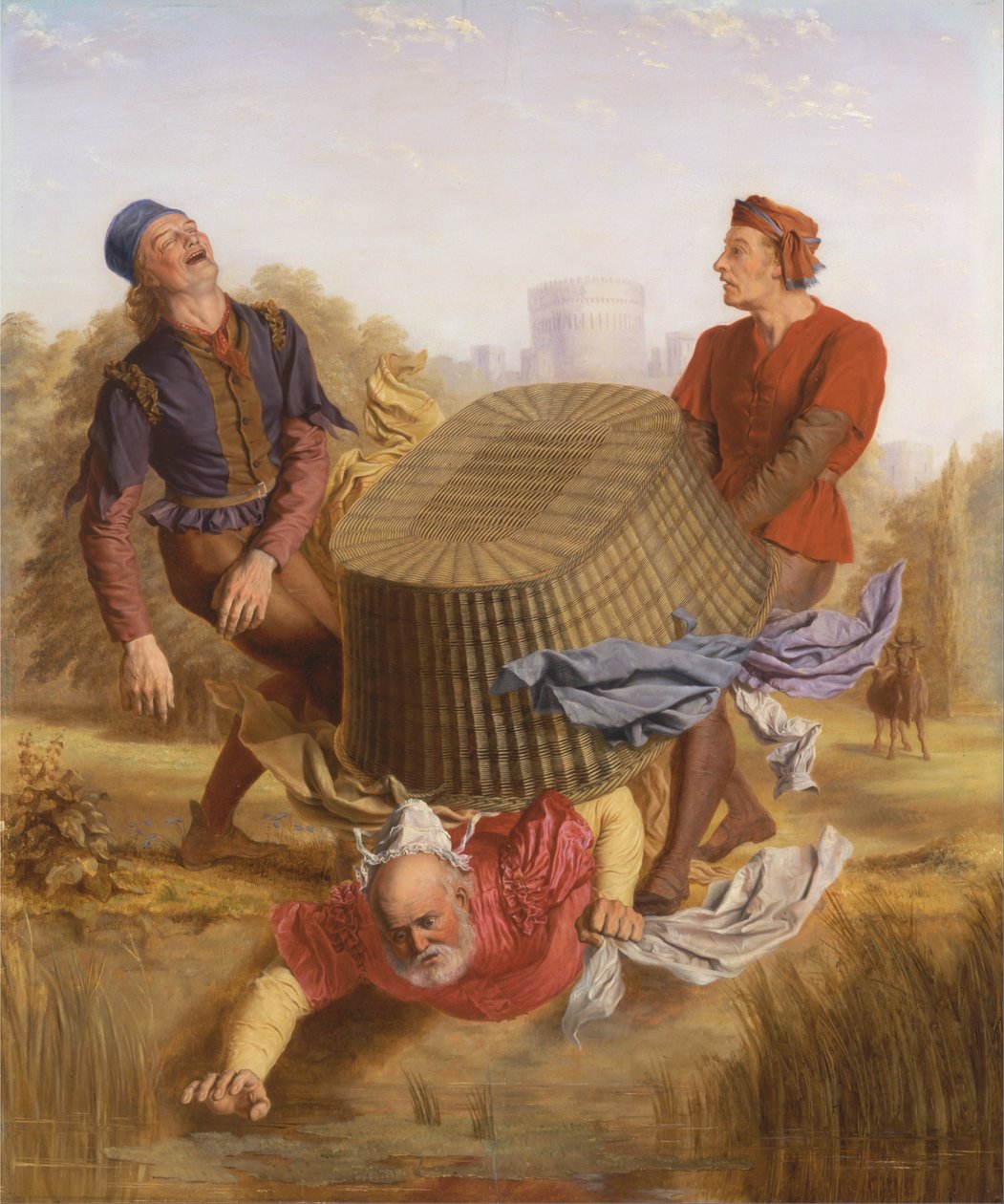 Lavage de cerf à Datchet Mead de Les Joyeuses Commères de Windsor, III, v - John Skinner Clifton