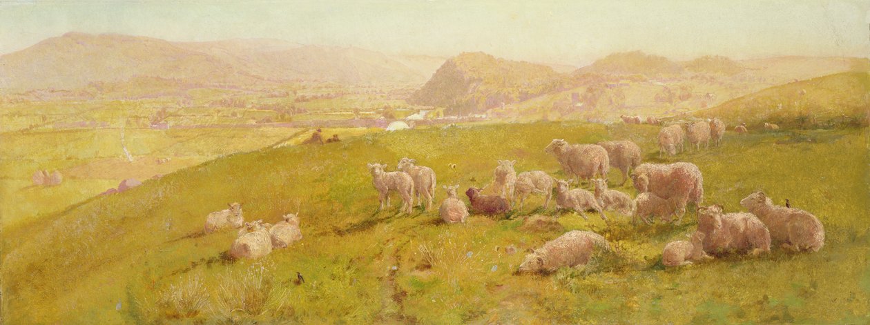 La vallée de Towy, 1873 - John Samuel Raven