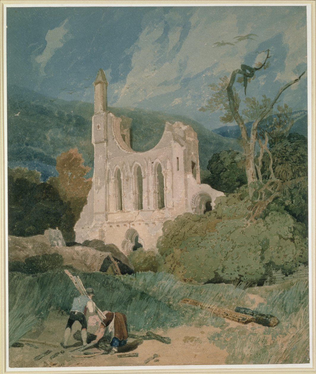 Abbaye de Byland, Yorkshire, vers 1809 - John Sell Cotman