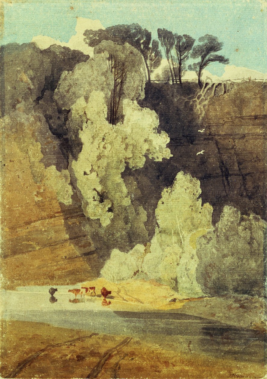 Sur la rivière Greta, Yorkshire - John Sell Cotman