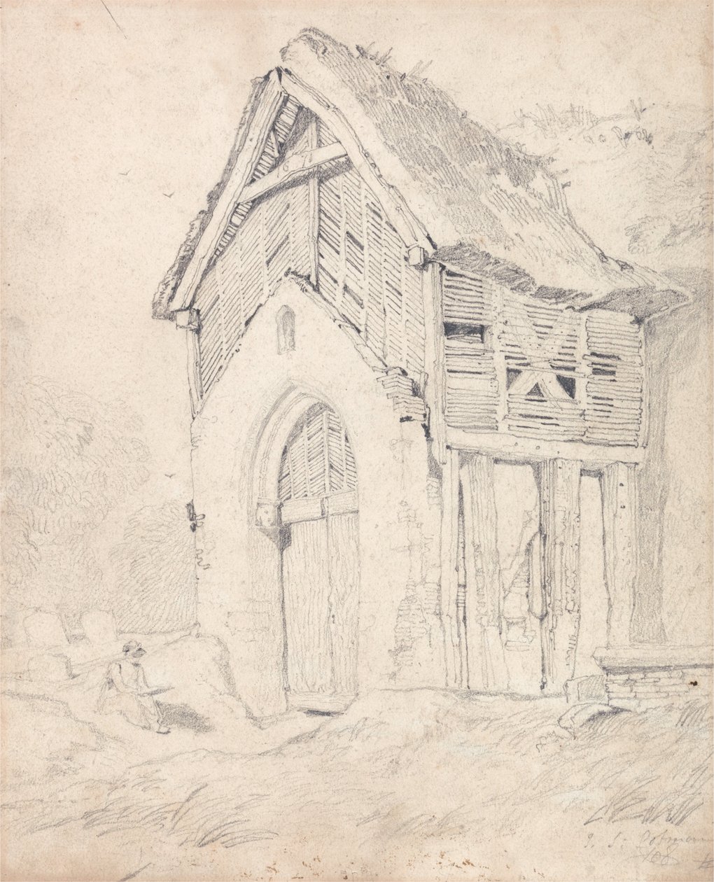 Porche et clocher de l