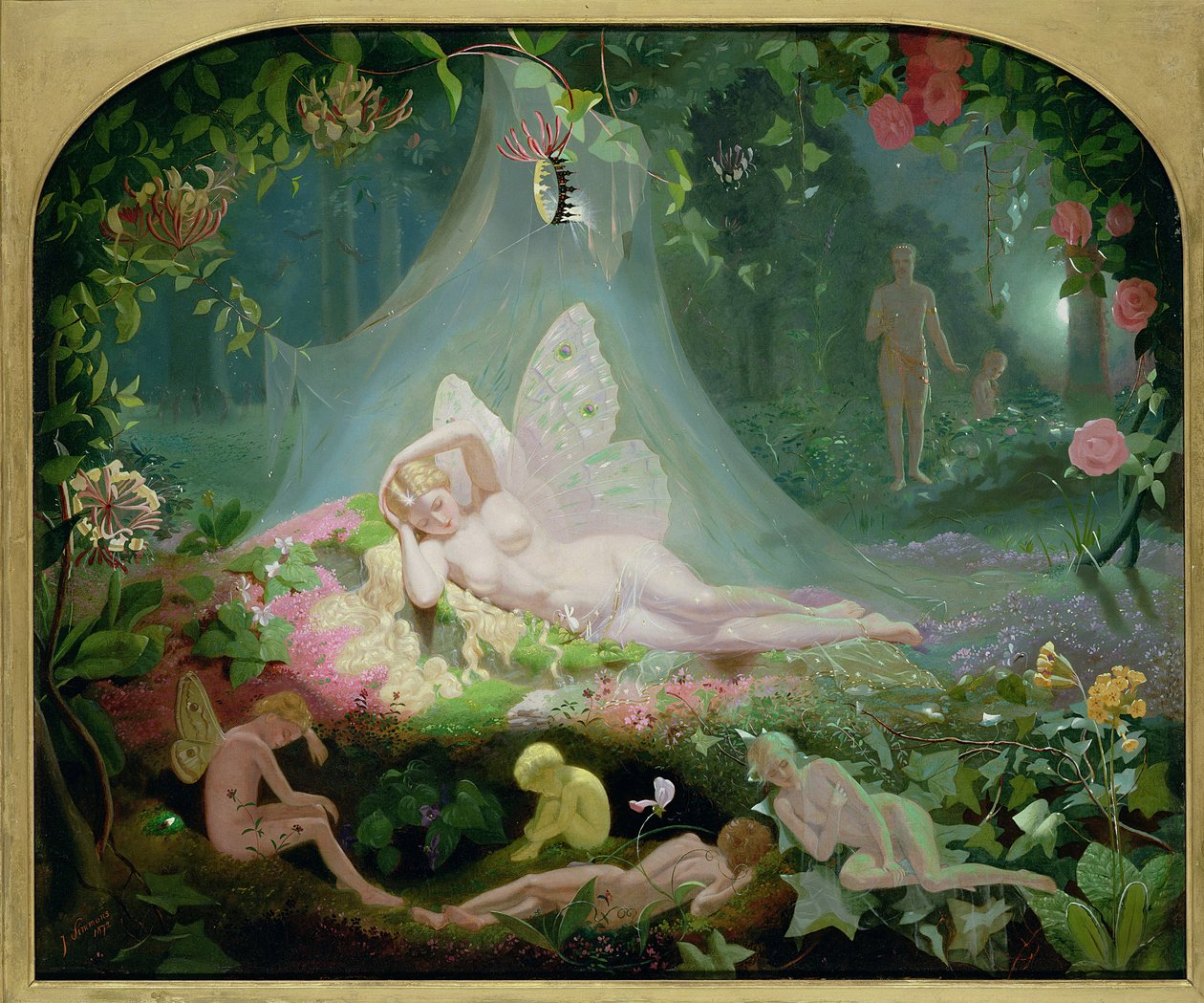 Là dort Titania, 1872 - John Simmons