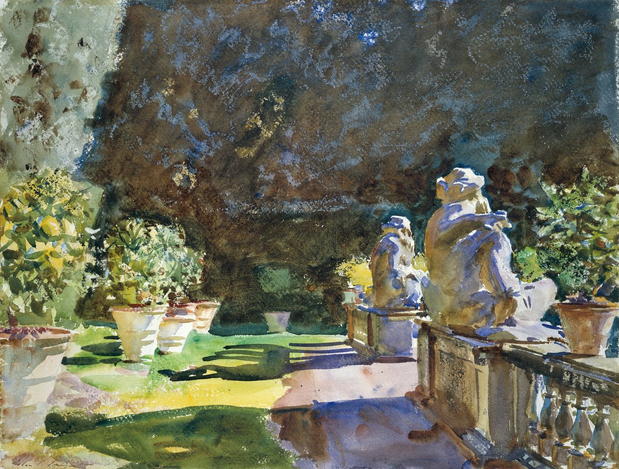 Villa di Marlia, Lucques - John Singer Sargent