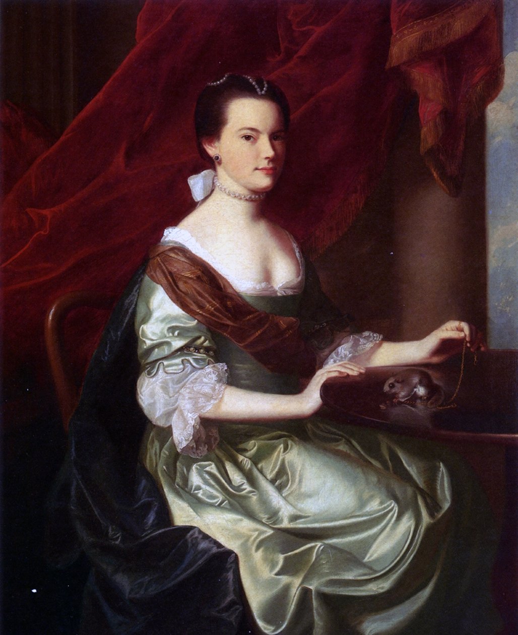 Mme Theodore Atkinson Jr. (Frances Deering Wentworth), 1765 - John Singleton Copley