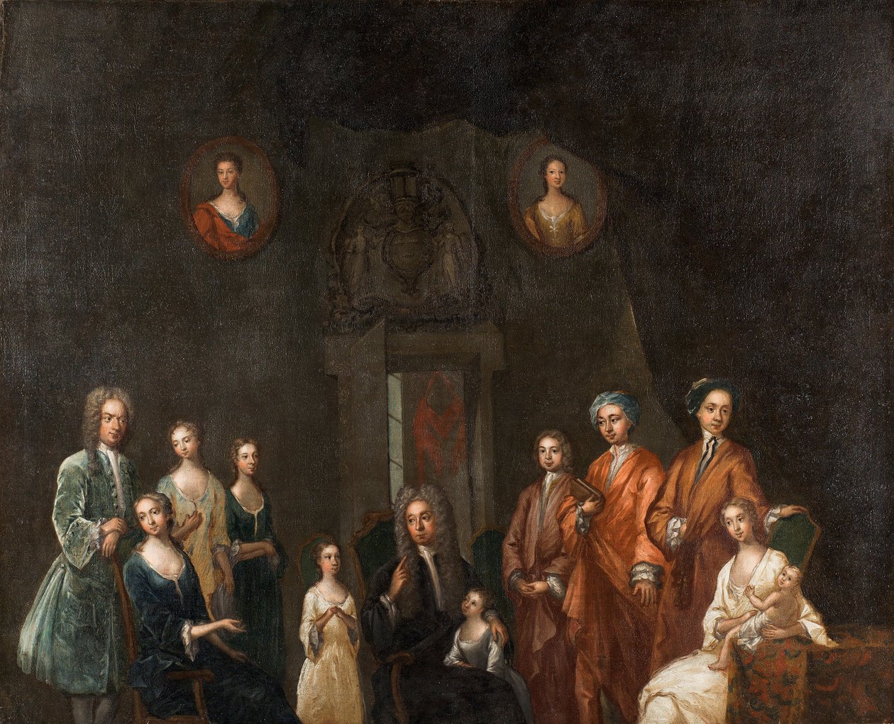 Portrait de Sir Francis Grant, Lord Cullen, et sa famille - John Smibert