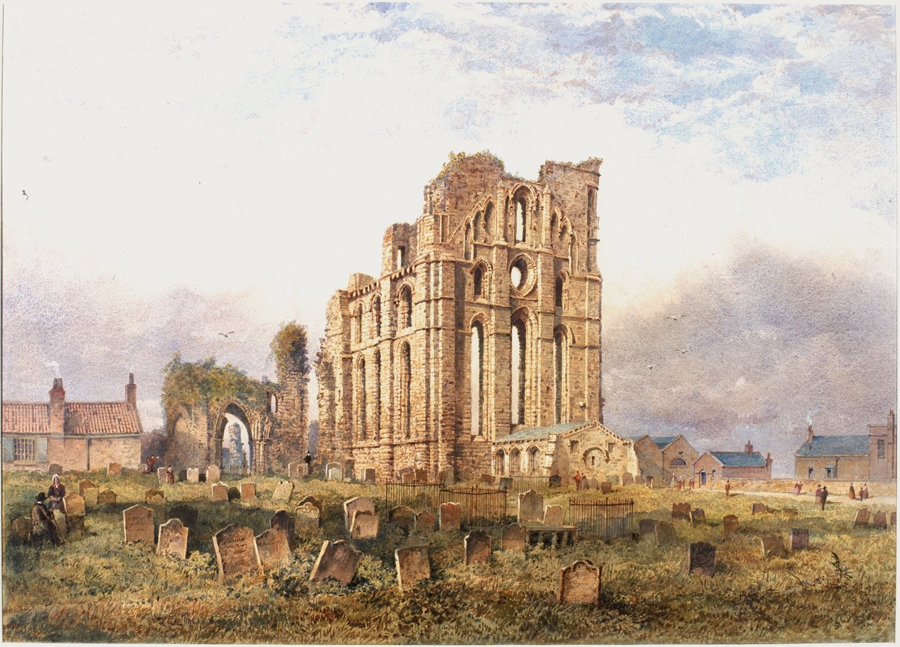 Prieuré de Tynemouth, extrémité est, 1878 - John Storey