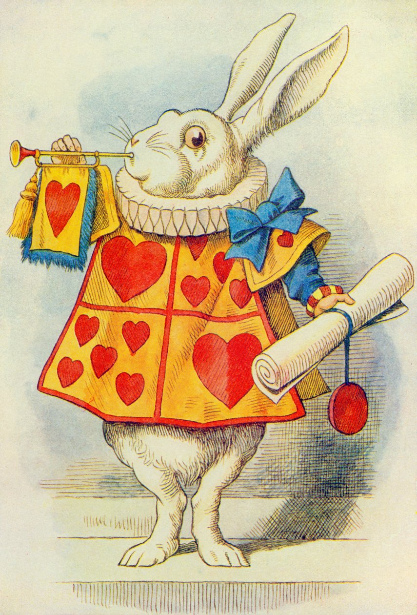 Le Lapin Blanc, illustration de 