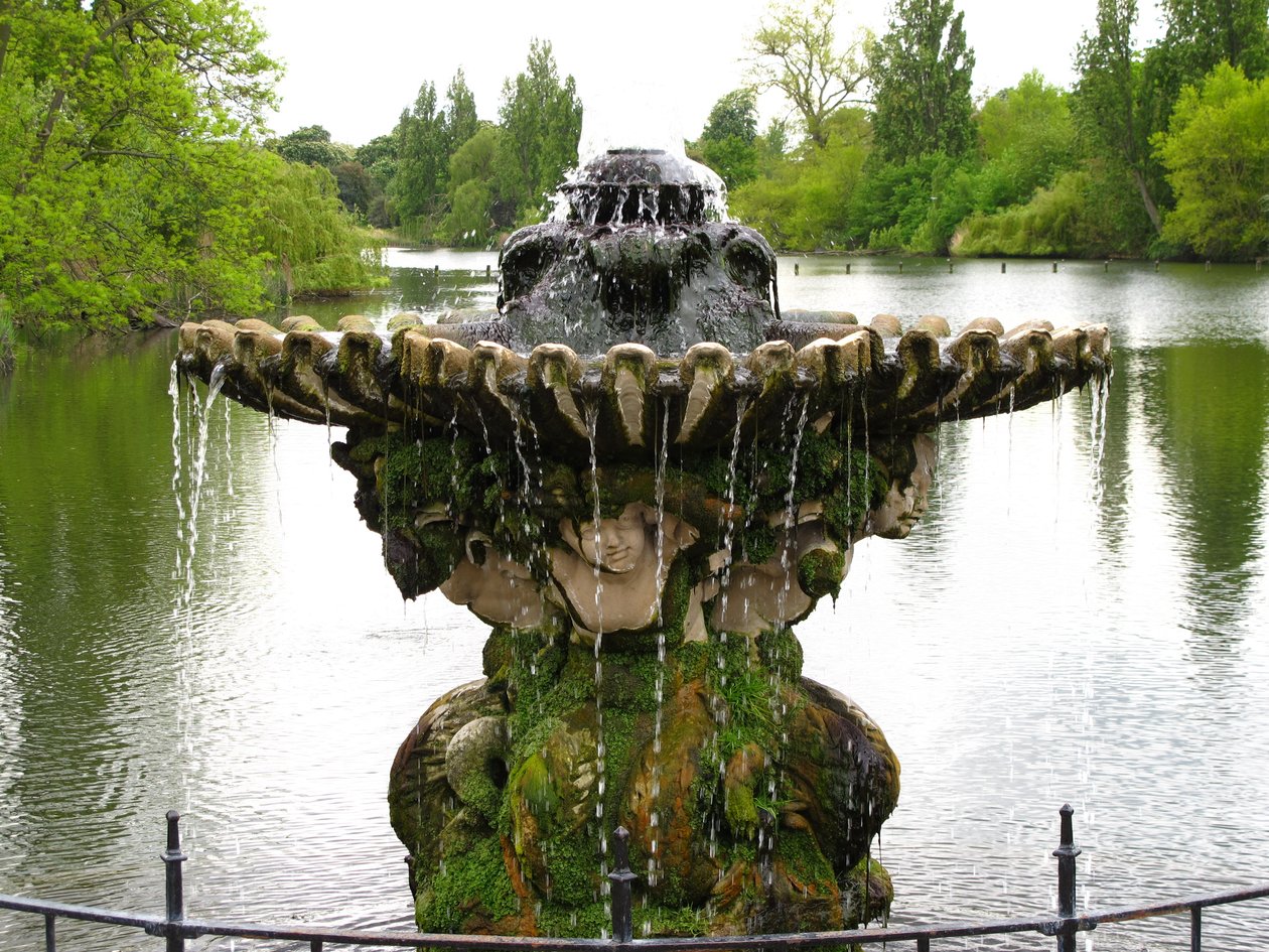 Fontaine dans le Jardin Italien, 1861 - John Thomas