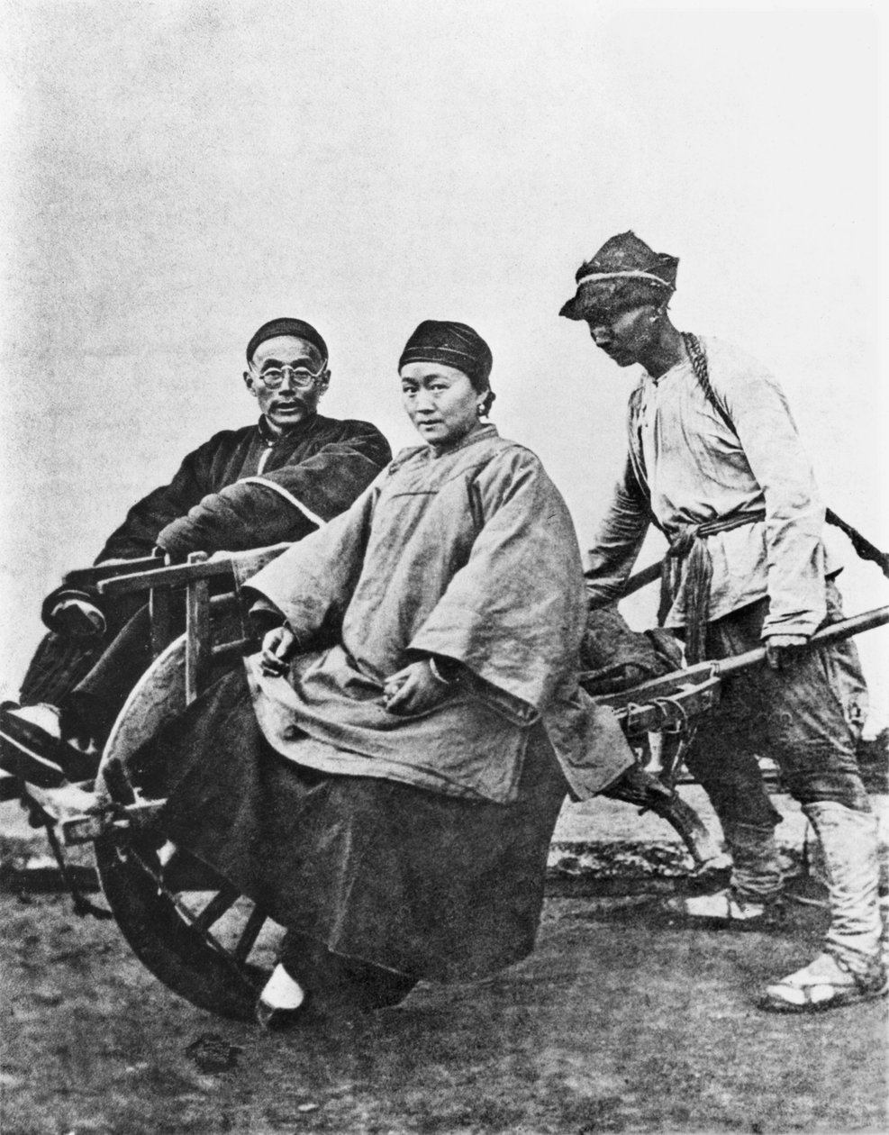 Pousse-pousse chinois, vers 1870 - John Thomson