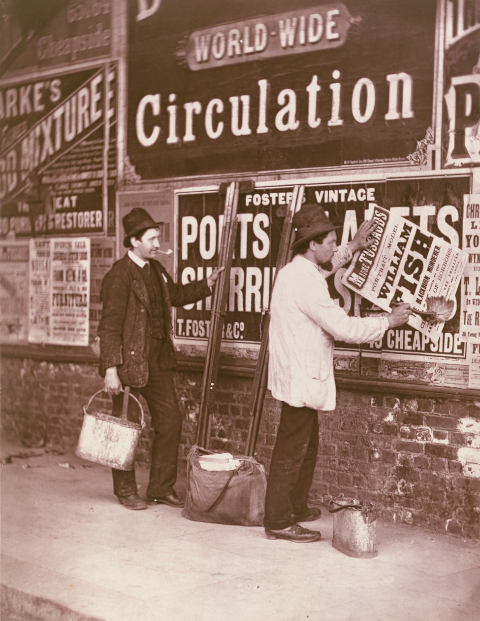 Publicité de rue, de 