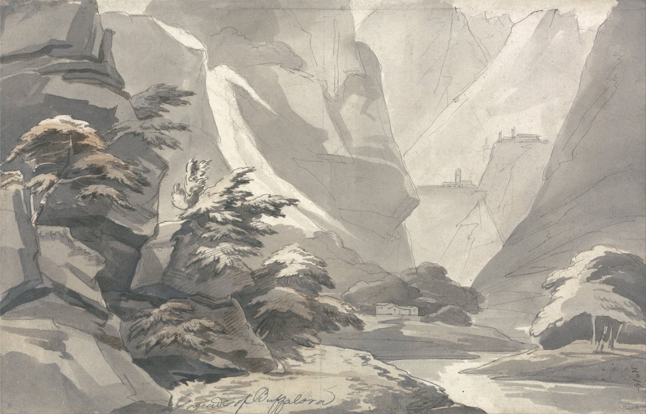 Cascade de Buffalora - John Warwick Smith