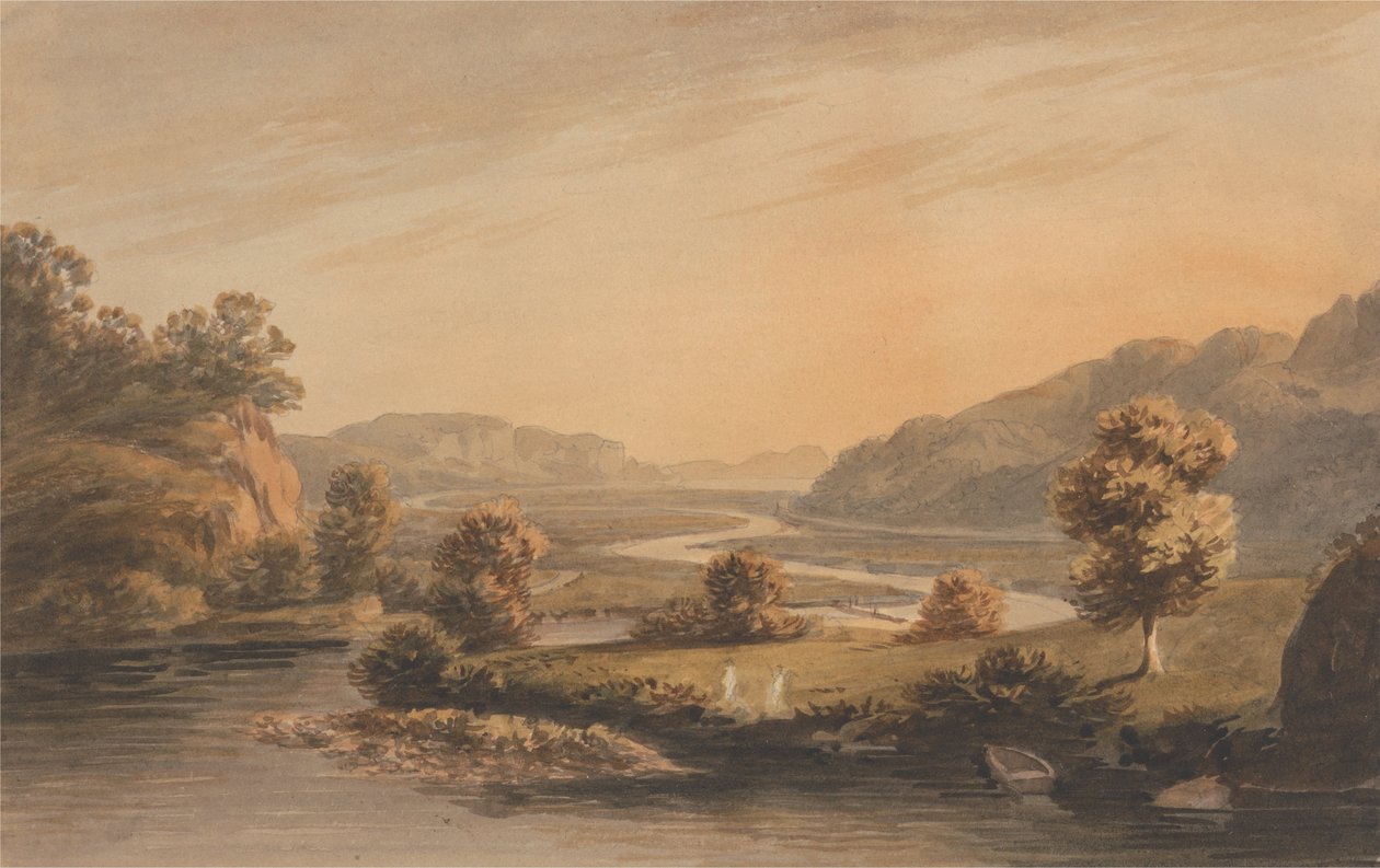 Près de Pontaberglaslyn - John Warwick Smith