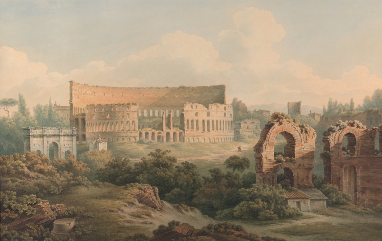 Le Colisée, Rome - John Warwick Smith