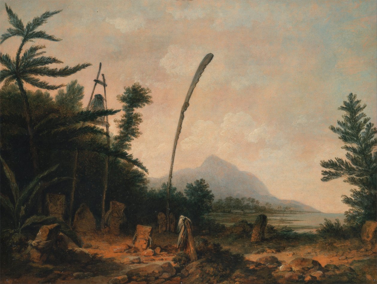 Cimetière dans les mers du Sud - John Webber
