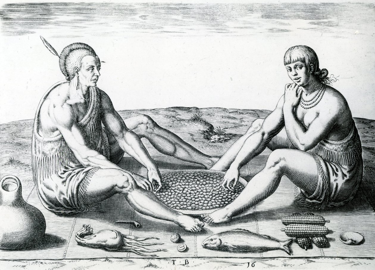 Leur repas, 1590 - John White