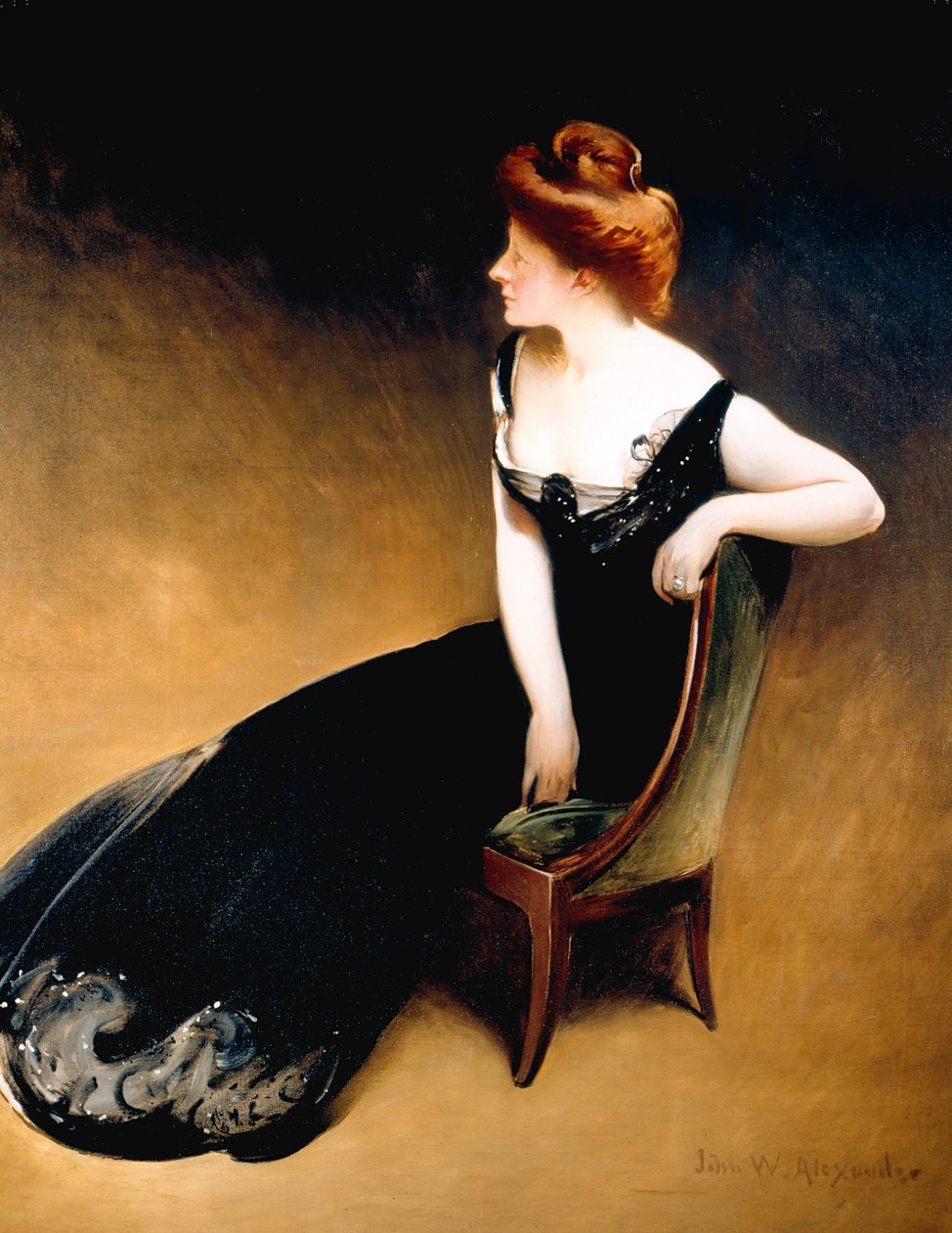 Portrait de Mme V, Mme Herman Duryea - John White Alexander