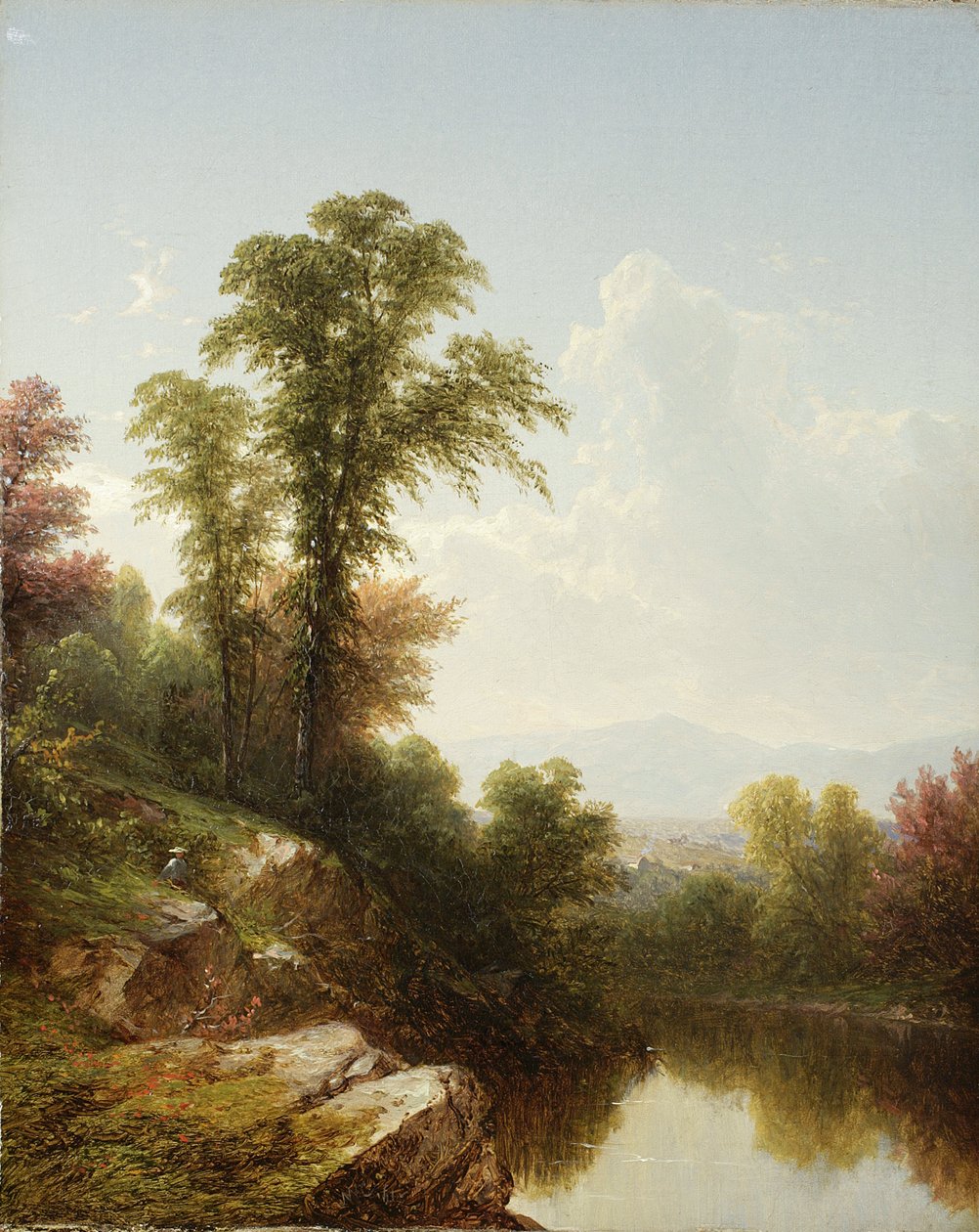 Scène de rivière, Catskill, 1861 - John William Casilear