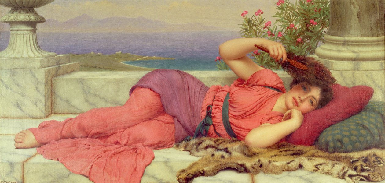 Repos de midi, 1910 - John William Godward
