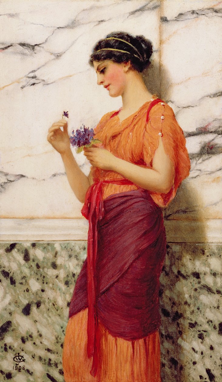 Violettes, 1908 - John William Godward