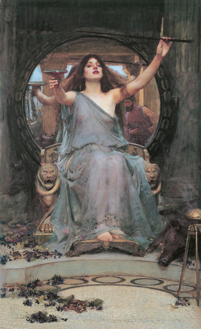 Circé offrant la coupe à Ulysse - John William Waterhouse