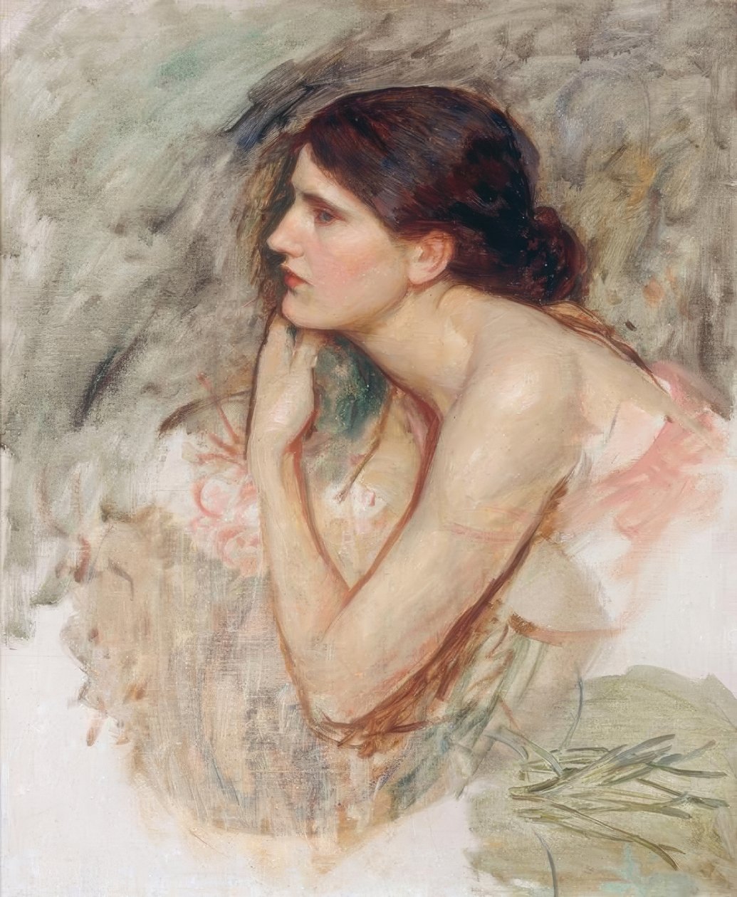 Étude pour La Sorcière - John William Waterhouse