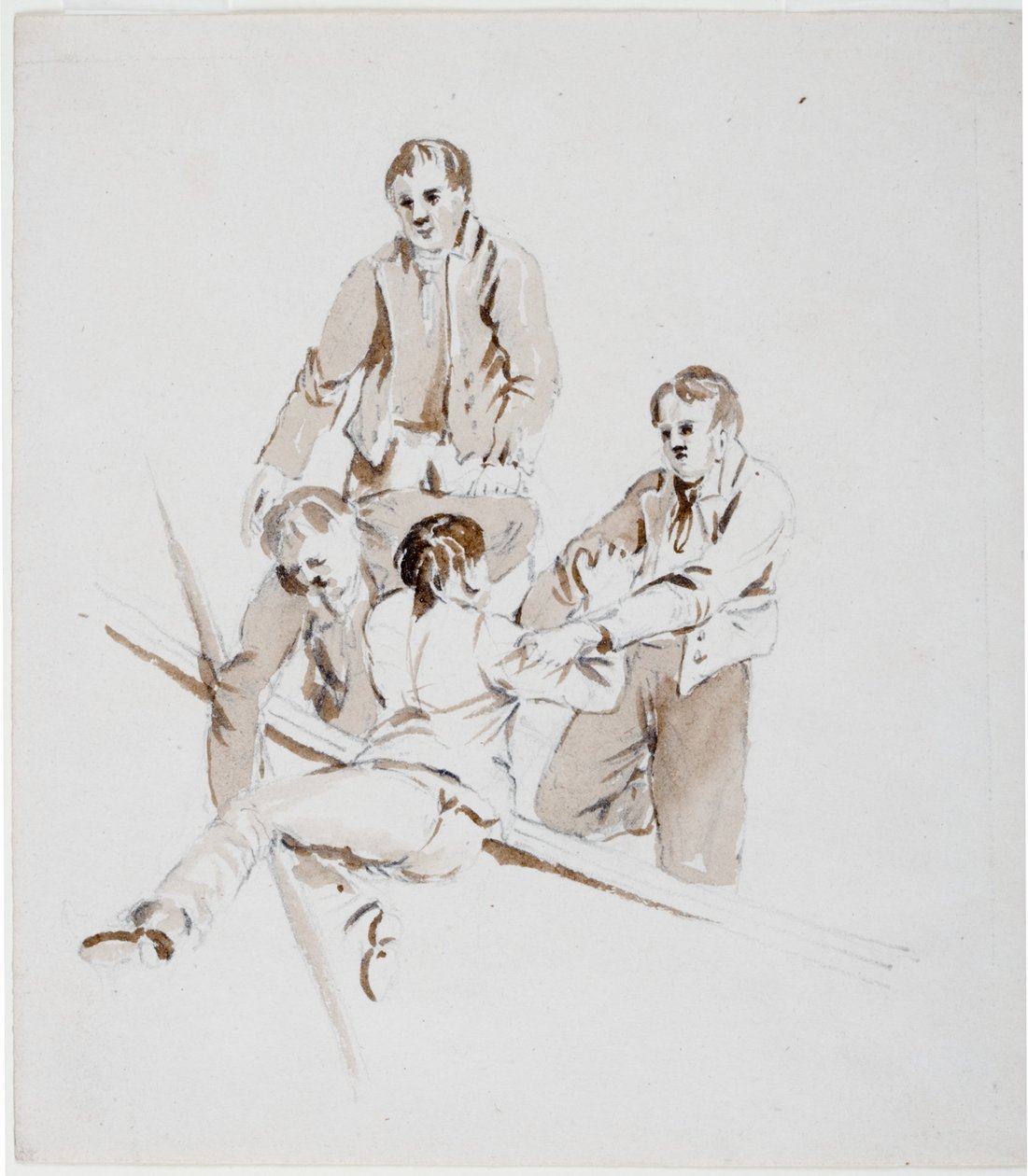 Étude de marins - John Wilson Carmichael