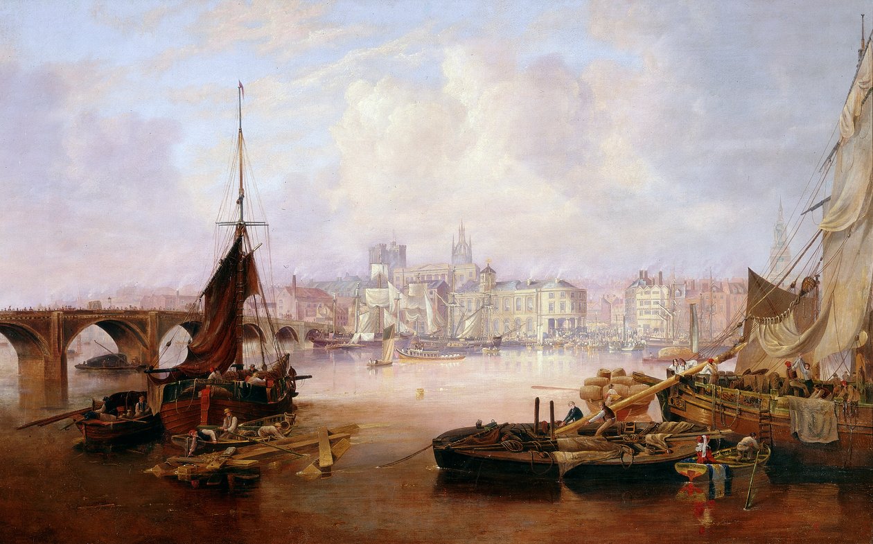 La barge du maire sur la Tyne, 1828 - John Wilson Carmichael