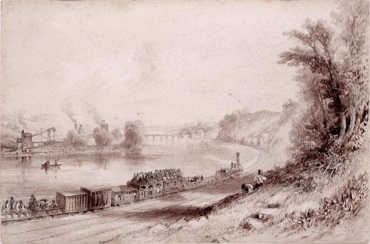 Le Mur de la Rivière à Wylam Scars - John Wilson Carmichael