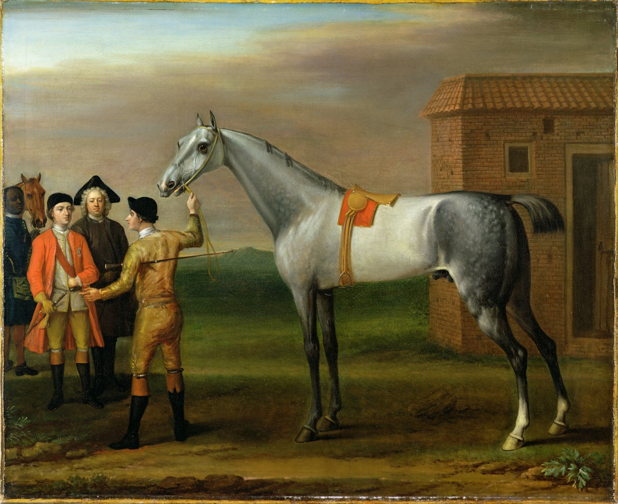 Lamprey, avec son propriétaire, Sir William Morgan, à Newmarket, 1723 - John Wootton