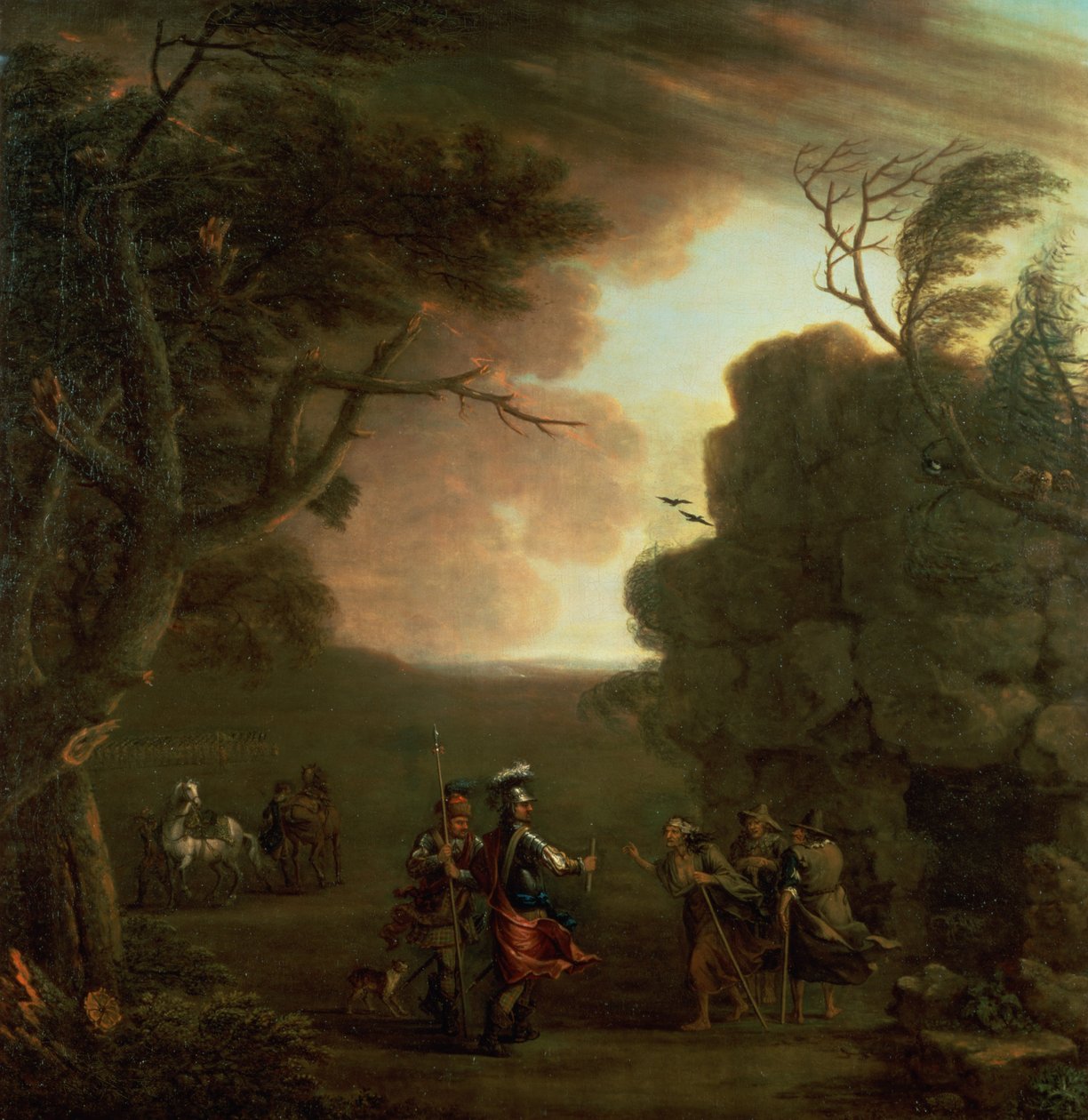 Macbeth et les Trois Sorcières - John Wootton