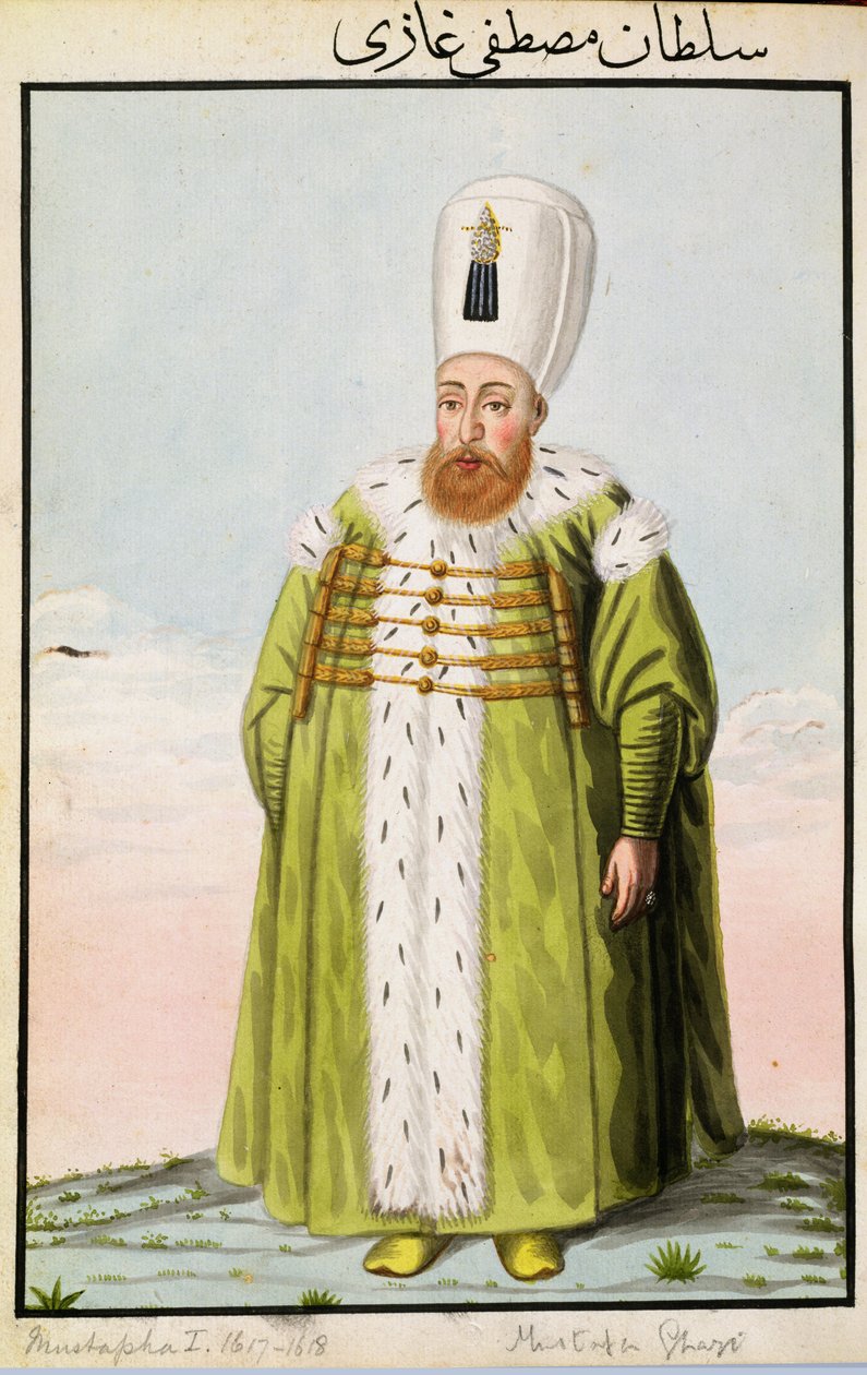 Mustapha I (1591-1639) Sultan 1617-18, 1622-23, de 